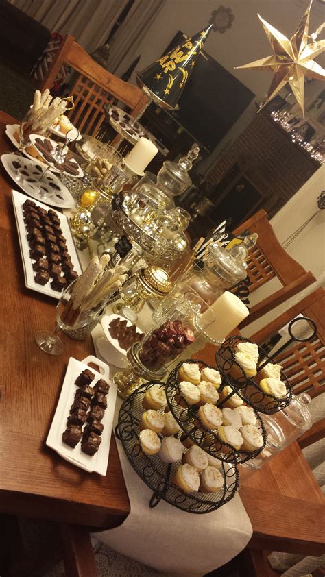 New Years Eve Dessert Table New Years Desserts Candy Desserts New