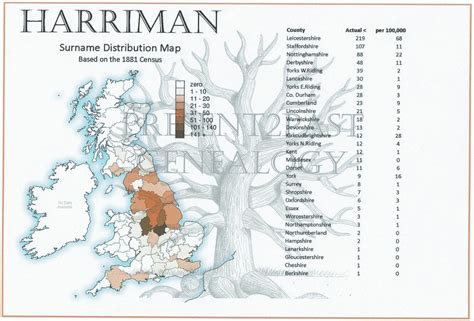 Surname History And Distribution Maps Present2past Genealogy