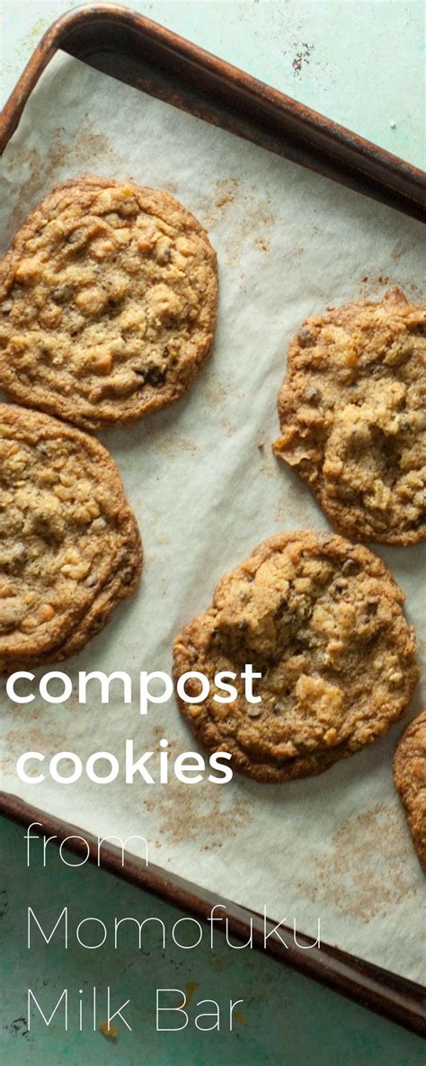 While any pretzel will work in this recipe, pretzels with a waffle pattern, coarsely chopped, give the cookie a fun look. Compost Cookies from Momofuku Milk Bar. Kitchen-sink style ...