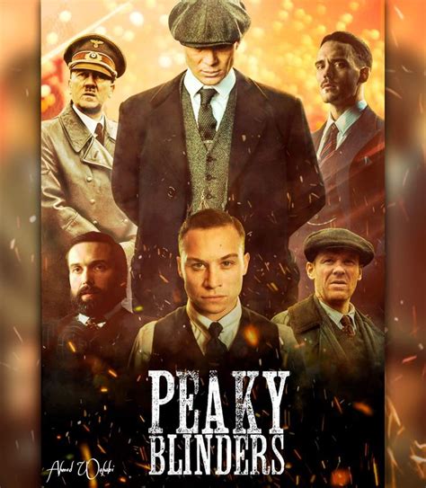 Peaky Blinders Season 6 Poster Anh Quốc Birmingham Bóng Ma