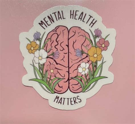 Mental Health Matters Sticker Freebies Etsy Uk