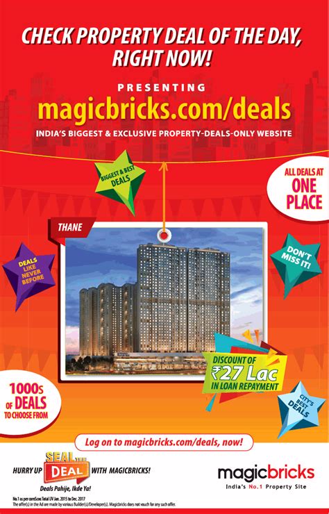 magicbricks indias biggest and exclusive property deals ad advert gallery