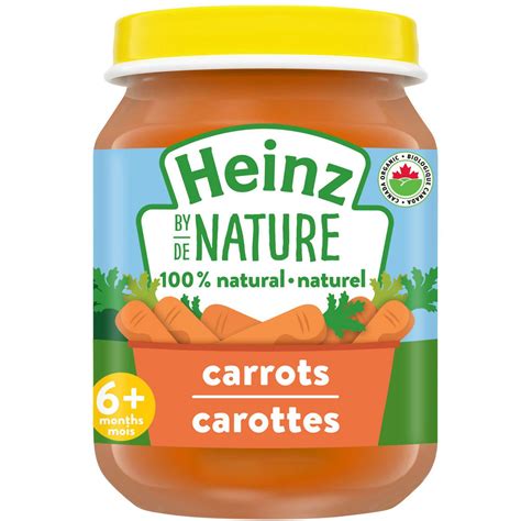 Maybe you would like to learn more about one of these? Heinz by Nature 100% Natural Baby Food - Organic Carrots ...