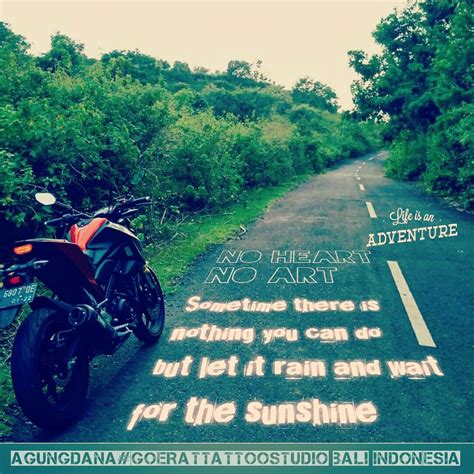 It grows bigger and bigger as we advance. Agung dana Quote of the day goerat tattoo studio Bali Indonesia