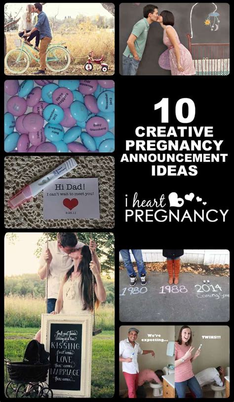 10 Creative Pregnancy Announcements I Heart Pregnancy