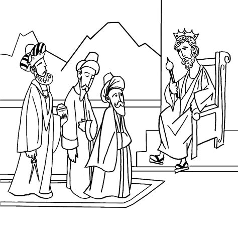 King Herod Coloring Page