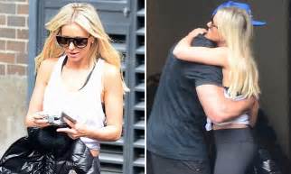 Roxy Jacenko Gives Pt Dan Adair A Hug After Gym Session Daily Mail Online