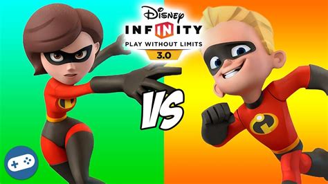 Mrs Incredible Vs Dash Disney Infinity 3 0 Toy Box The Incredibles Versus Fight Youtube