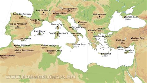 Ancient Mediterranean Region Map