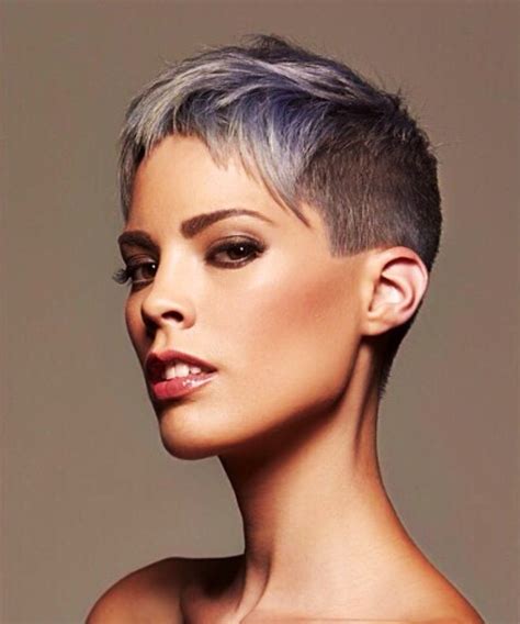 Edgycool Super Short Hair Short Grey Hair Short Hair Cuts Short Hair Styles Pixie Cuts