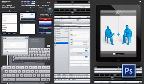 Ipad Gui Psd For Retina Display Now Available Macstories