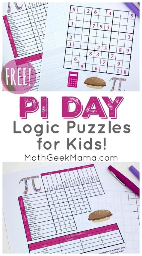 This free download includes 3 puzzles: Pi Day Sudoku Printable | Sudoku Printable