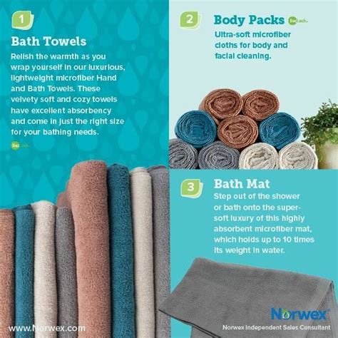 Bath Towel Norwex Norwex Microfiber Norwex Body Cloths