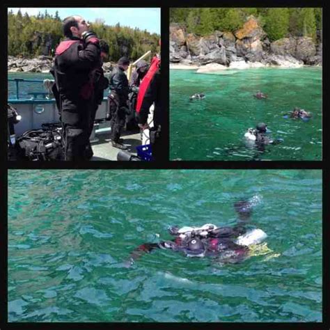 Scuba Diving Tobermory Ontario Canadas Freshwater Dive Capital Dive