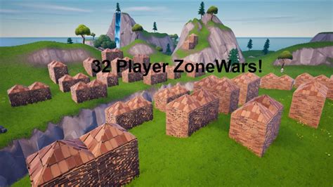 32 player zonewars fortnite creative map code dropnite