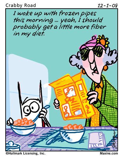 There was an old man from peru, who dreamt he was eating his shoe. Maxine Crabby Old Lady | maxine christmas cards image ...