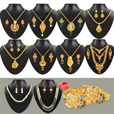 Buy Fascinating 1 Gram Gold Plated Jewellery Collection Online At Best