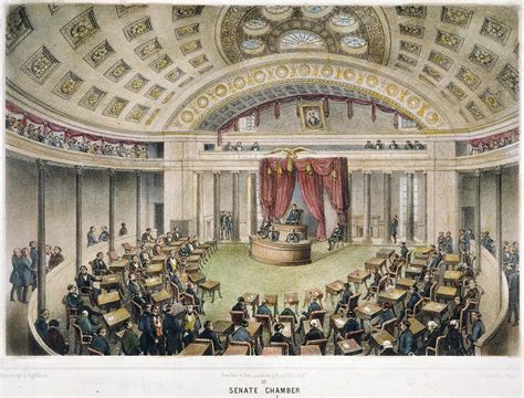 Senate Chamber In Capitol Painting By Granger Pixels