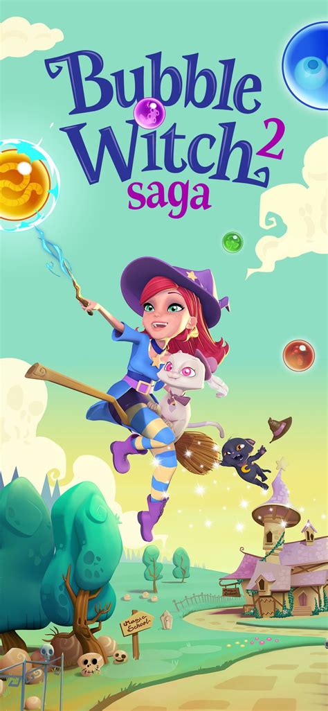 ‎bubble Witch 2 Saga On The App Store Witch Bubbles Saga