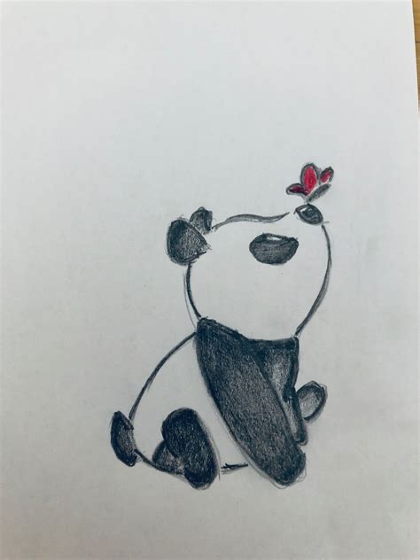 Es Un Panda Demasiado Bonito Disney Art Drawings Pencil Art Drawings