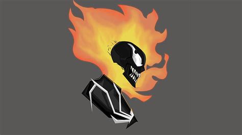 Ghost Rider Into The Venomverse Ghost Rider Venom Artist Artwork