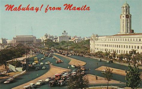 View Of Taft Avenue Manila City Hall And Post Office Building Circa