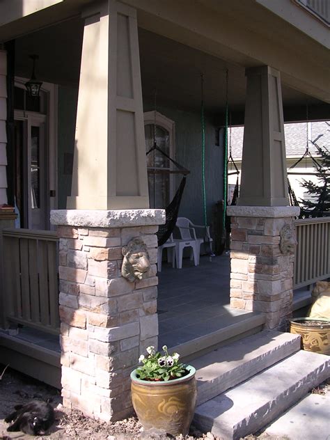 Entryway Pillars And Stairs After Planit Earth Landscaping Flickr