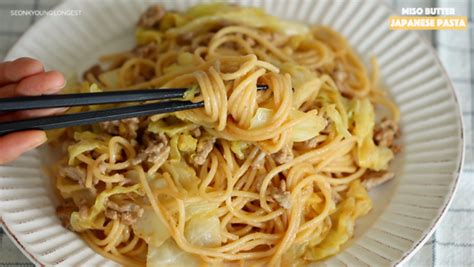 I let my riblets marinate for about 6 hours, but i would even marinate them longer though they taste great. Miso Butter Spaghetti Noodles Recipe & Video - Seonkyoung ...