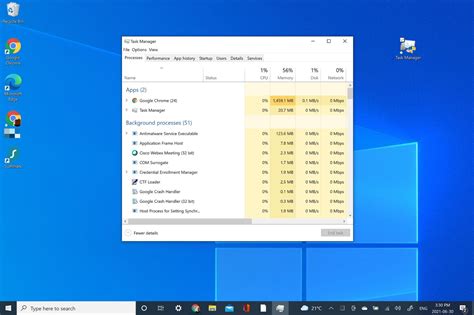How To Open The Task Manager In Windows 10