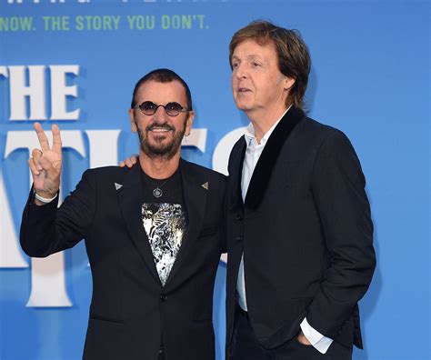 B Paul Mccartney Ringo Starr Reunite To Record Together In Studio