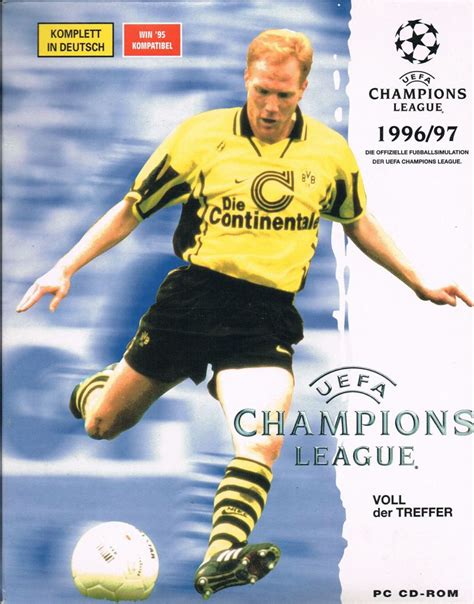 Dieser ist aus dem jahr 1996 und es ist die uefa cup sieger edition. UEFA Champions League 1996/97 for DOS (1997) - MobyGames