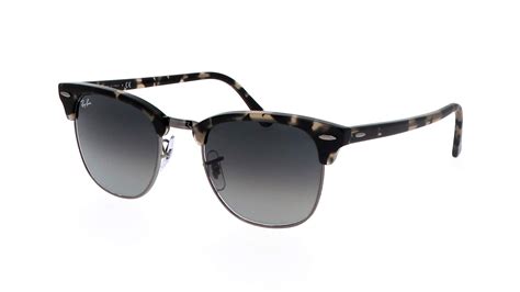 Sunglasses Ray Ban Clubmaster Gray Havana Tortoise Rb3016 133671 51 21