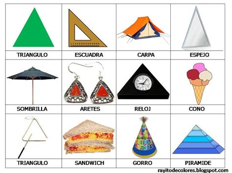 Triangulo Objetos Con Figuras Geometricas Formas De Triangulos