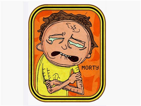 Sad Morty By Ebr Design And Illustration On Dribbble