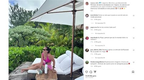 Tamara Falc Posa En Bikini Desde La Polinesia Francesa El Correo