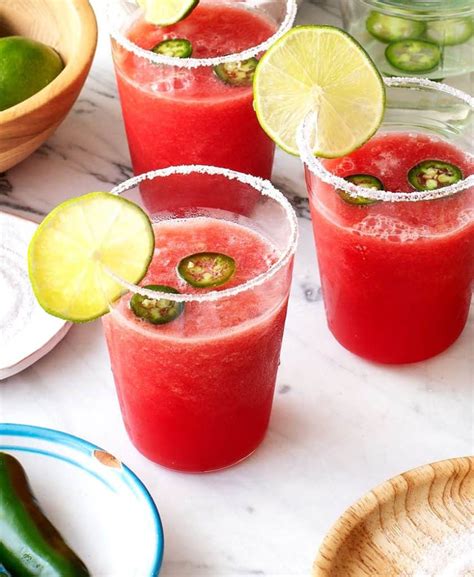 Watermelon Margarita Recipe Love And Lemons