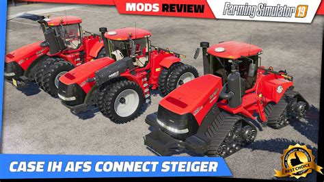 Fs19 Case Ih Afs Connect Steiger Series Mods Review Youtube