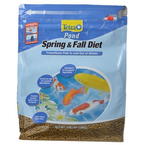 Tetra Pond Spring And Fall Diet Fish Food 3 Lbs 16469