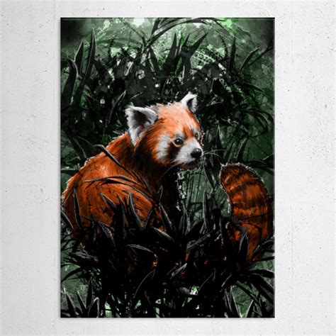 A Red Panda Enjoy And Cheers By Rory Decker Displate