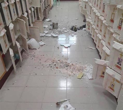 There have been no reports about casualties or damage inflicted by the quake so far. Earthquake destroys urns in E. Taiwan cemetery | Taiwan ...