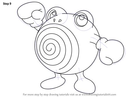 Learn How To Draw Poliwhirl From Pokemon Pokemon Step By Step