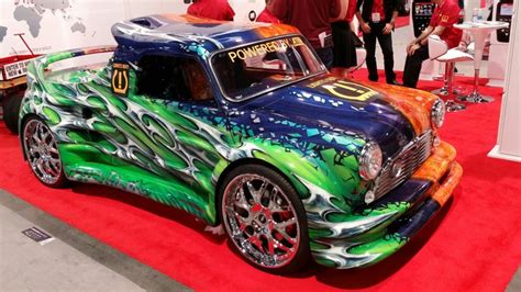 Great Paint Job On This Custom Car At The 2016 Sema Show It Was At A