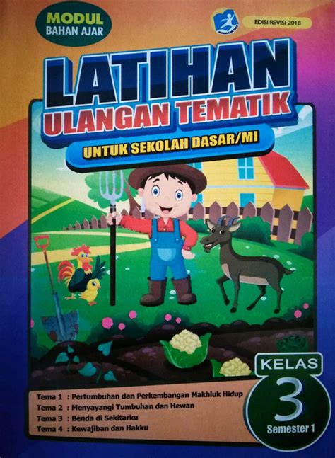 Buku tematik kurikulum 2013 untuk kelas 6 sd/mi telah mengalami revisi dua kali. Jual MODUL BAHAN AJAR LATIHAN ULANGAN TEMATIK SD KELAS 3 ...