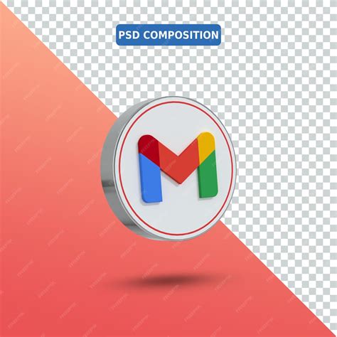 Premium Psd 3d Icon Gmail Logo