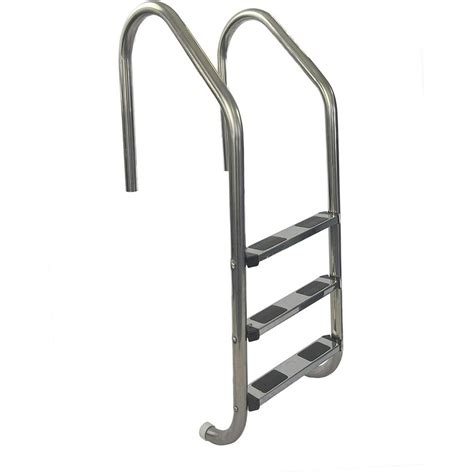 Aqua Select 3 Step Swimming Pool Ladder With Stainless Steel Steps