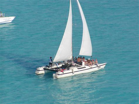 Small Catamaran Cancun For Rent To Sail Isla Mujeres 20 People