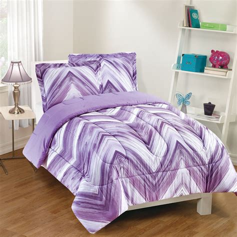 Whether for a child or teenager's room, comforter set typically includes a variety of pieces that help bring a bed together. Gizmo Kids™ Linden Purple 2-piece Twin Bed-In-Bag Set ...