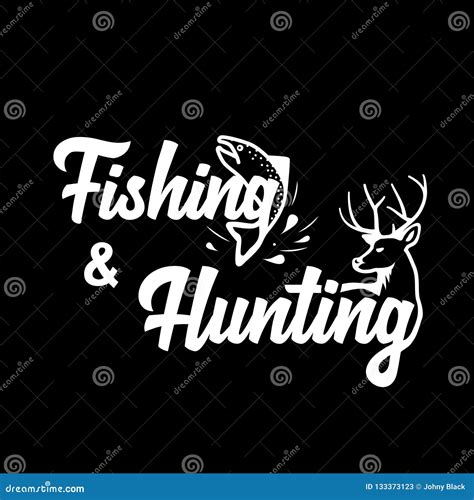 Set Of Hunting And Fishing Labels Badges Logos Vector Illustration
