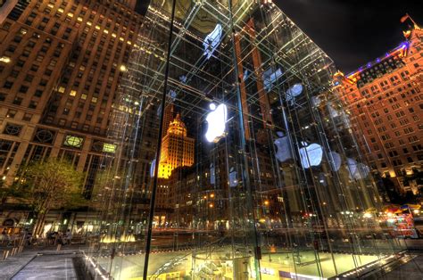 The Apple Store In New York City 4k Ultra Hd Wallpaper Background Image 4286x2845 Id