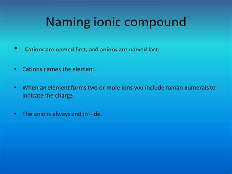 Ppt Ionic Compounds Form By Adding Or Removing Electrons From One